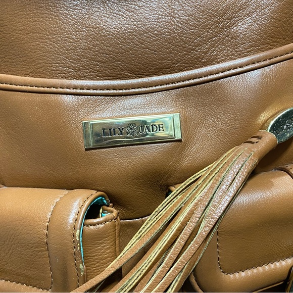 Lilly Jade Elizabeth Diaper Bag in Camel Color in Good Condition - Picture 7 of 7